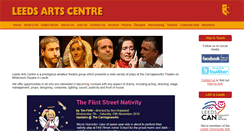 Desktop Screenshot of leedsartscentre.org.uk